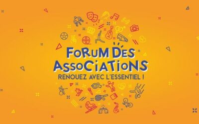 Forum des associations  le samedi 30 août de 9 à 12H