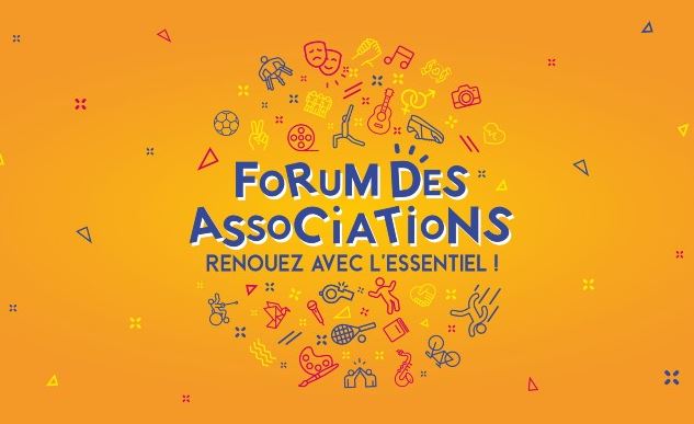 Forum des associations  le samedi 30 août de 9 à 12H