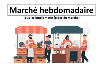 Marché du lundi matin place du haut