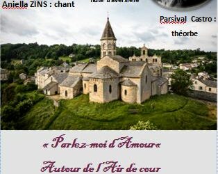 Mercredi 13 août à l’église à 18H30 : concert classique « Parlez-moi d’amour »