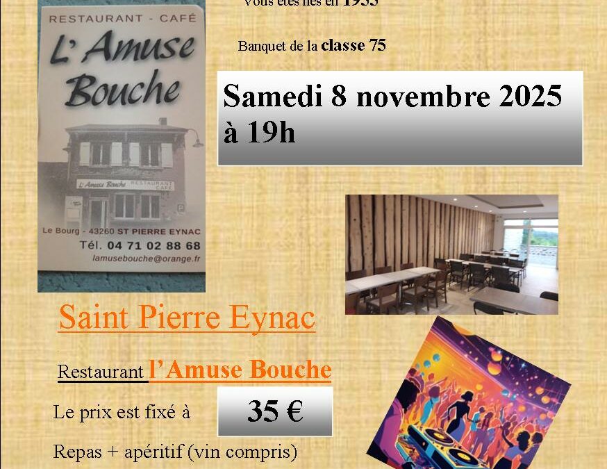 Repas des 70 ans