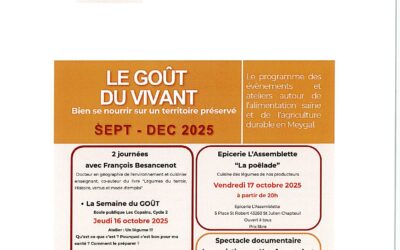 Le goût du vivant