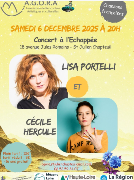 AGORA propose deux concerts